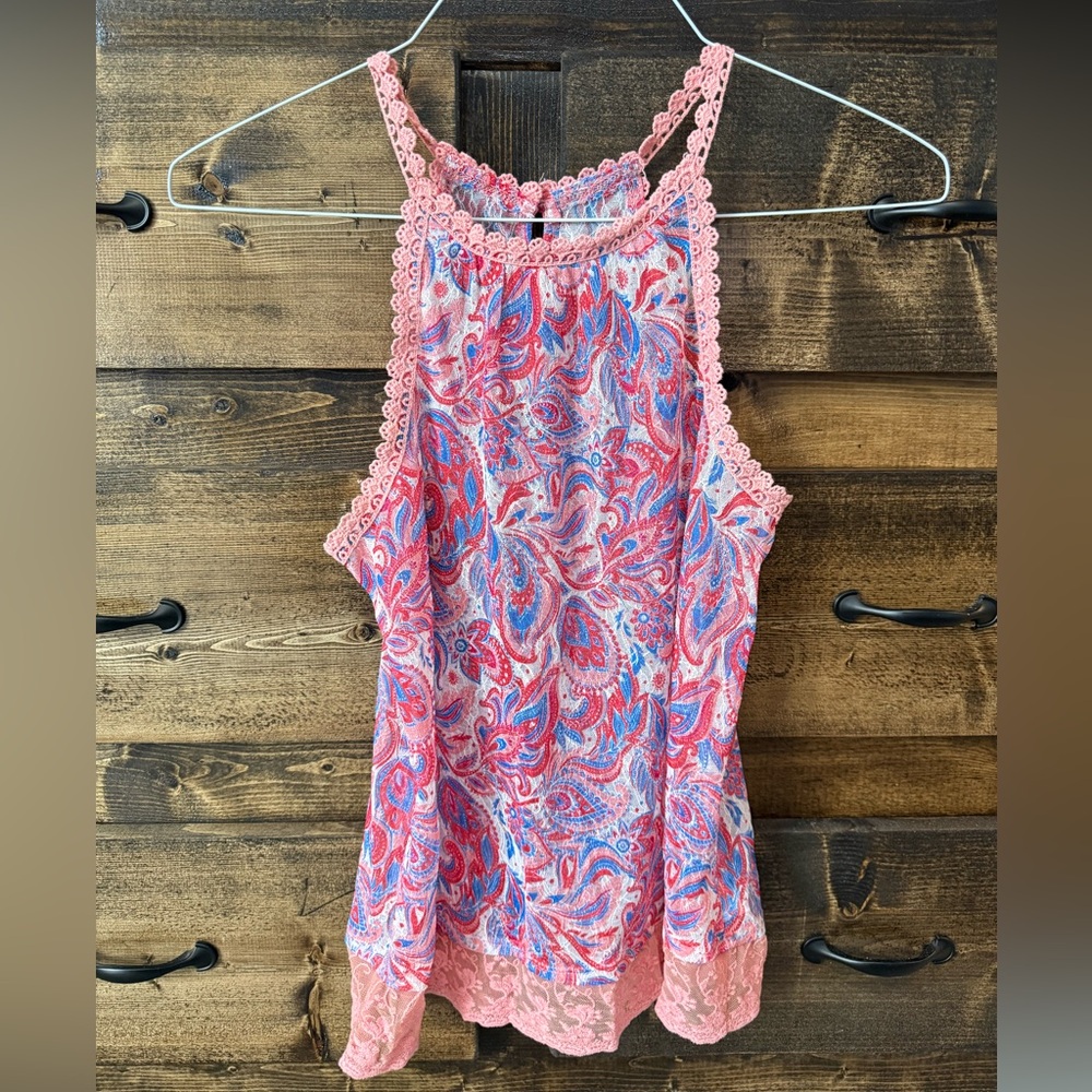 Lace tank top